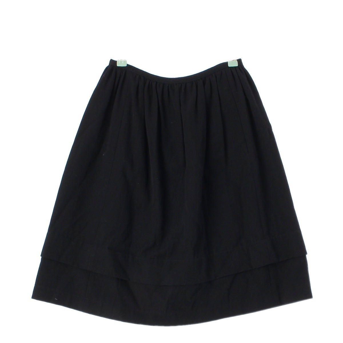 Comme des Garcons 95AW Wool Gathered Skirt GS-04003S Black S