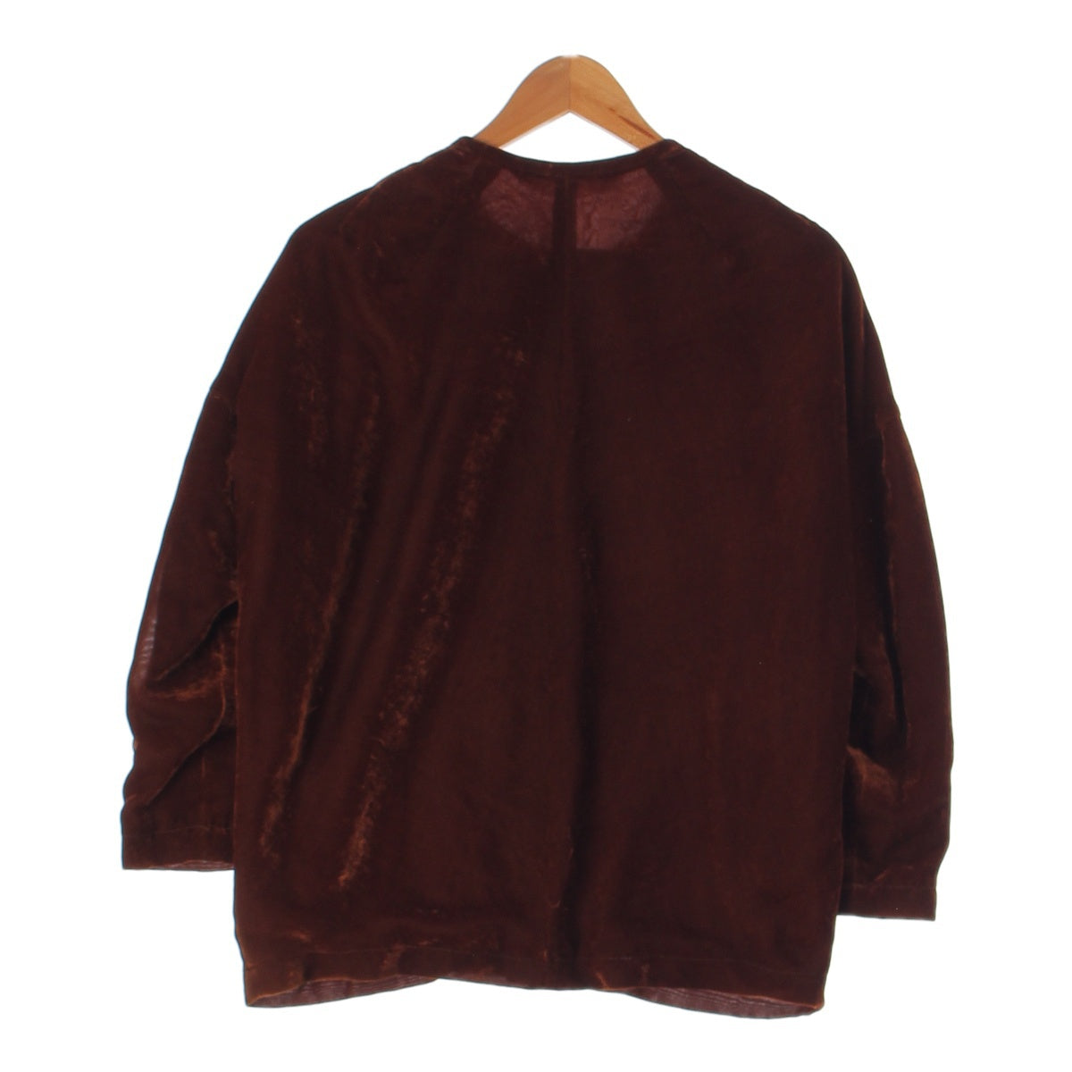 Comme des Garcons 90AW Velour Cardigan Top GB-05010M Brown M