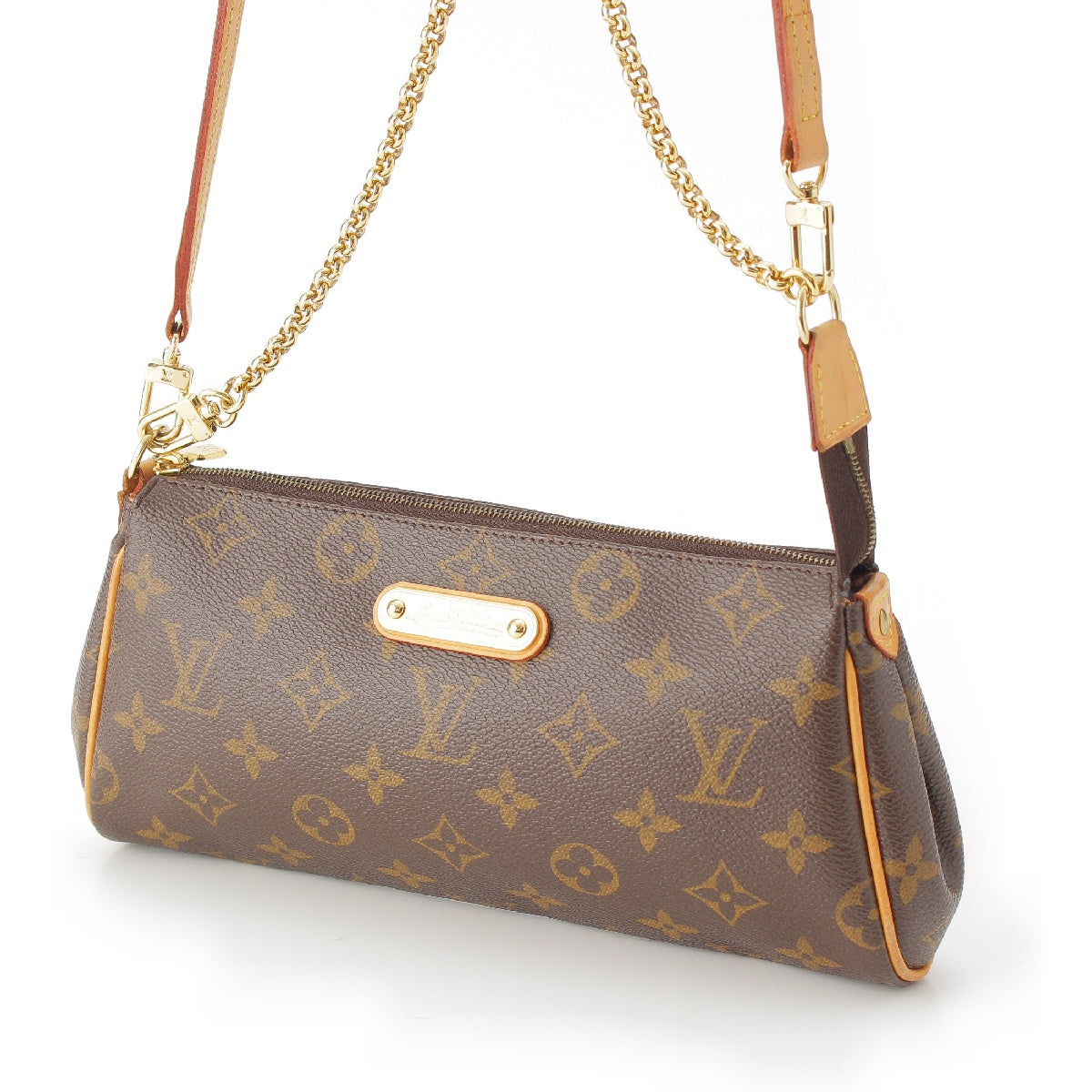 Louis Vuitton Monogram Eva Chain Shoulder Bag Handbag M95567 Brown