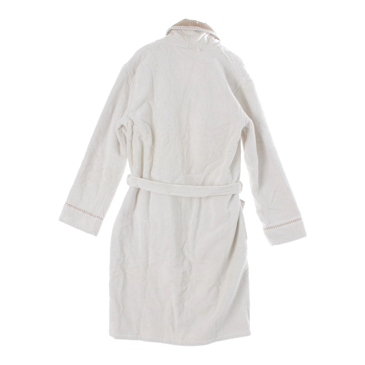 Louis Vuitton Gown Bathrobe LV Logo Monogram Damier Pile White