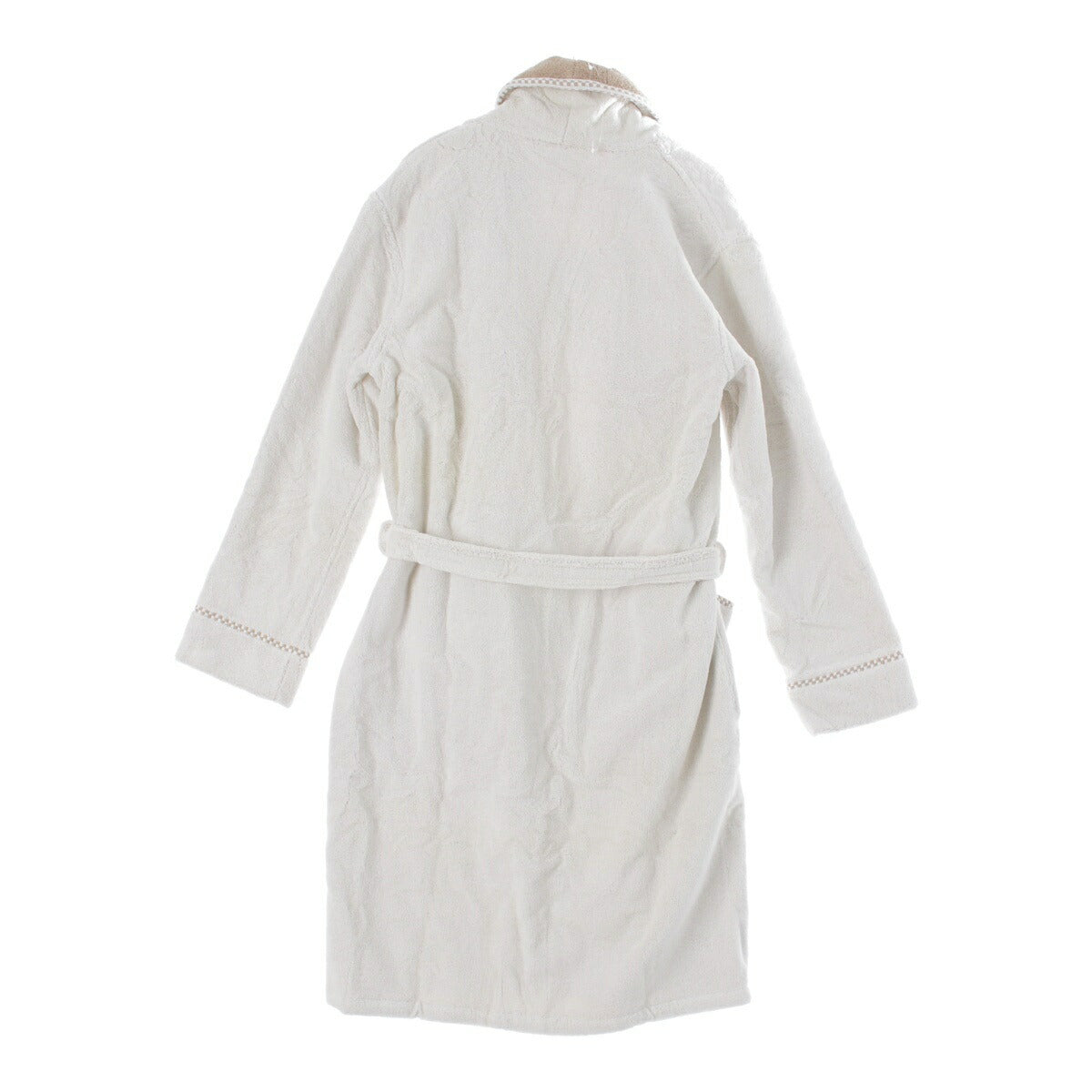 Louis Vuitton Gown Bathrobe LV Logo Monogram Damier Pile White [Used] [Authentic Guaranteed]