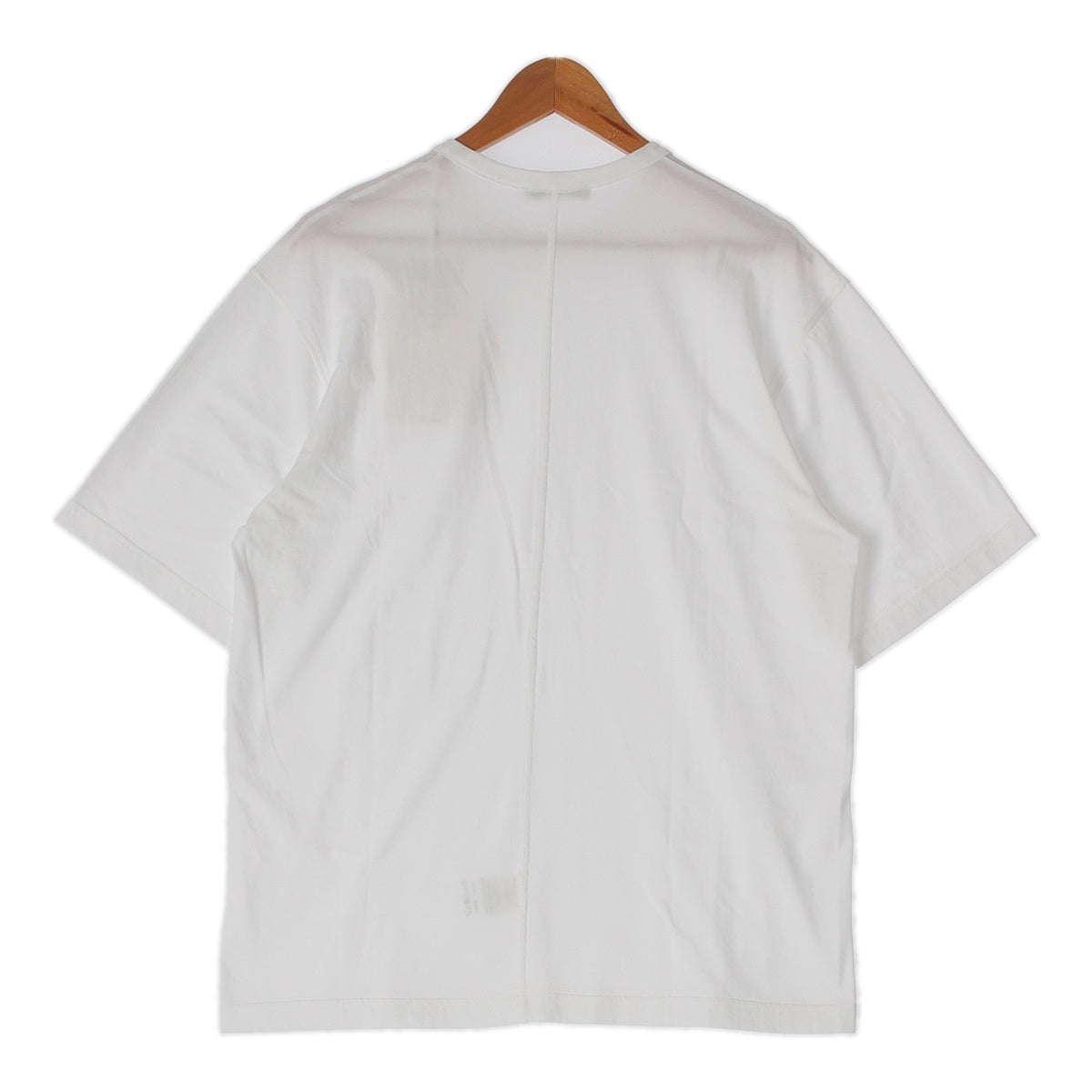 The Row Steven Top Oversized Cotton T-Shirt Cut and Sew 7971K569 White XS