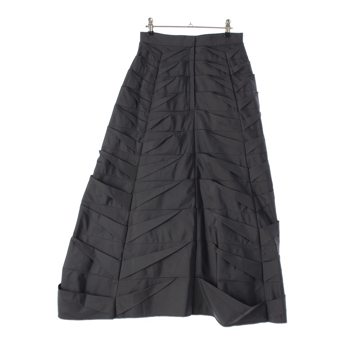 ENFOLD JAGGED SKIRT design long skirt 300GA531-0630 black 36