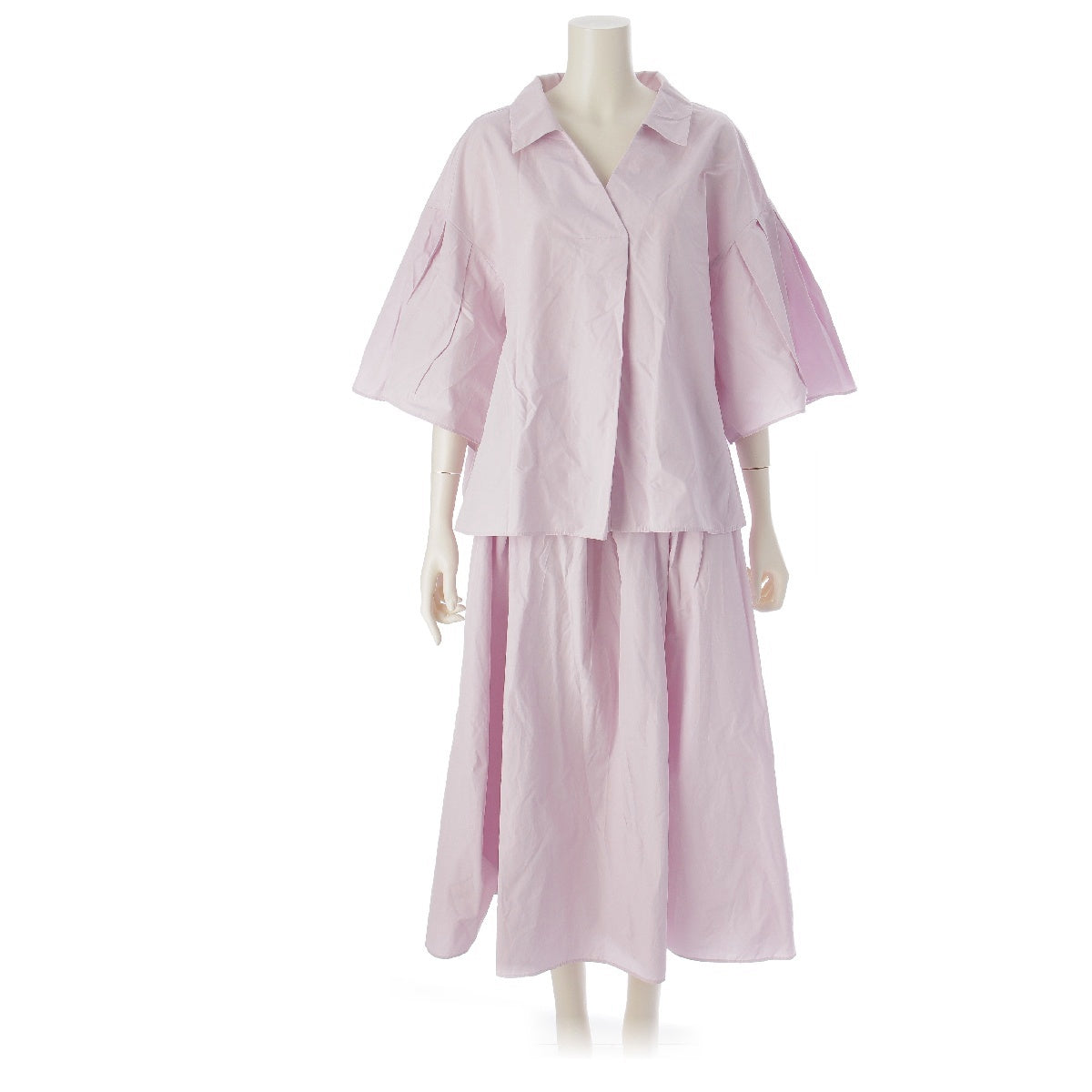 ADORE 23 years cotton Powder Touch Taffeta Shirt Skirt setup 531-3110308 531-3120308 pink 36/38