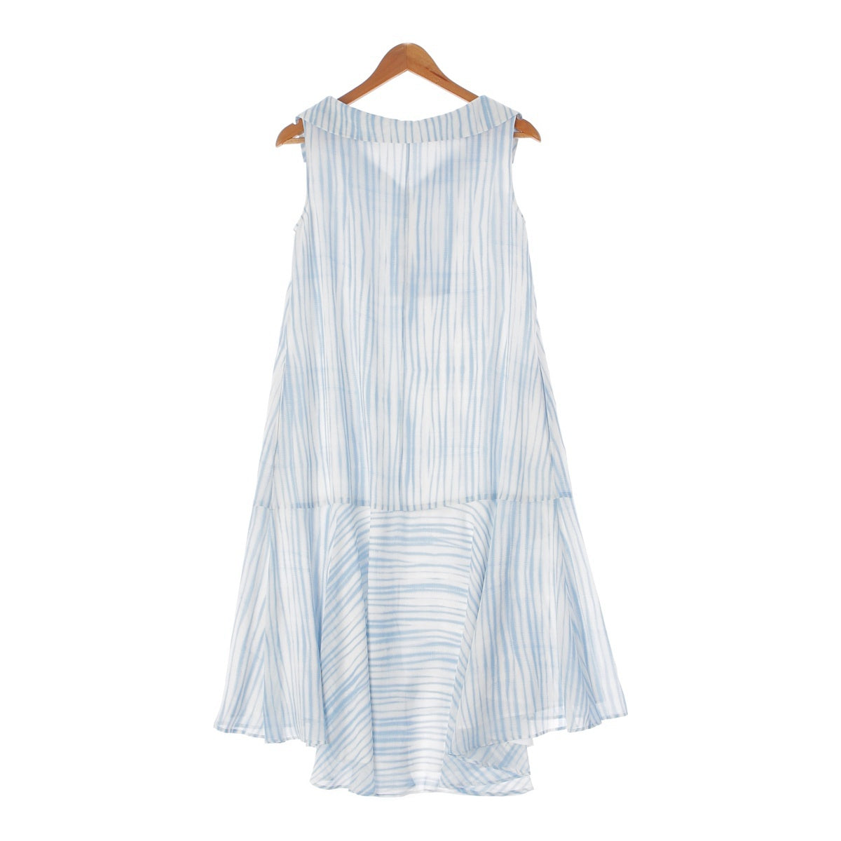 ADEAM 22 years Shibori Daydream Dress No sleeve one piece dress 42809 Blue white XS