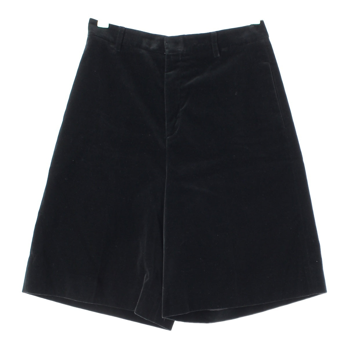 CELINE 20AW Edith Reman velvet short Pants Culotte skirt 2P443226Ⅾ black 40