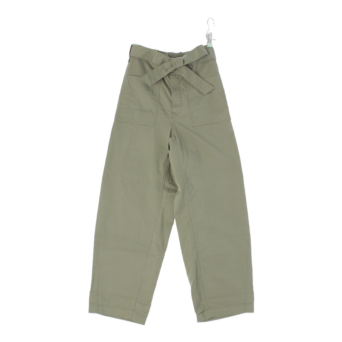 Drawer 24Stainless Steel silk Wide gabardine belt Pants Bottoms Slacks 6514-299-1421 khaki 34