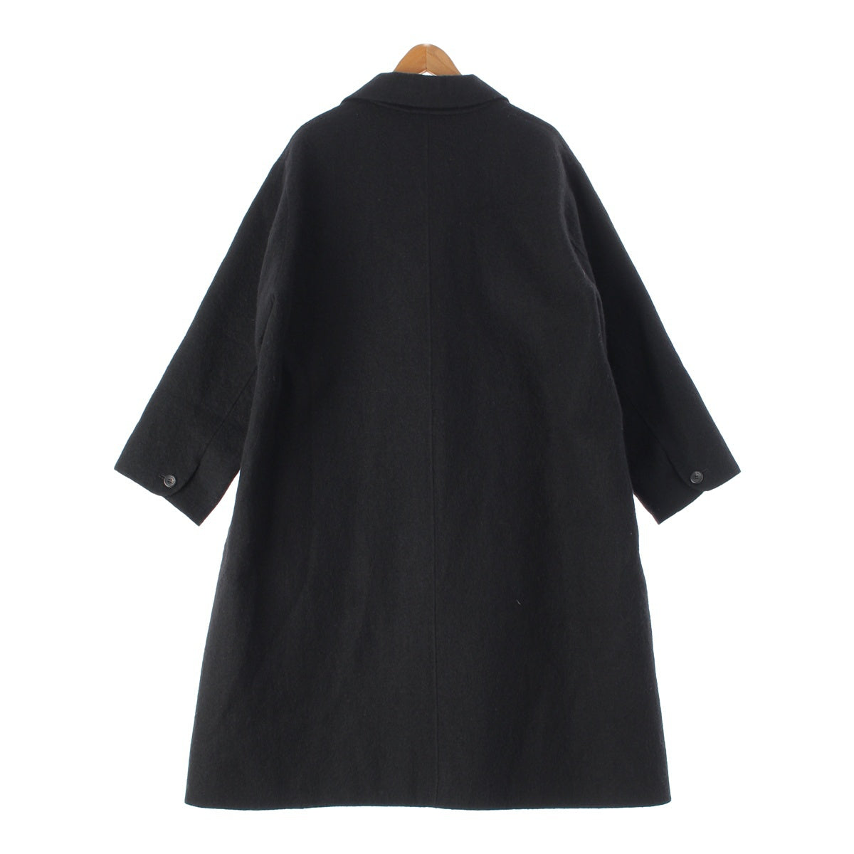 ISSEY MIYAKE wool Oversized Chester coat outer IM63-FA106 black M