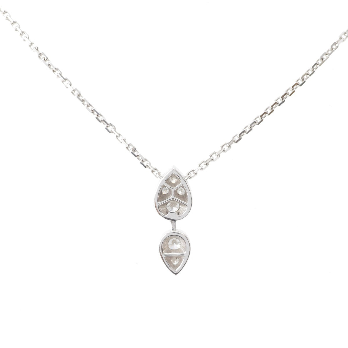 Chaumet Josephine Ronde Deglet Diamond drop Necklace Pendant jewelry Au750 K18WG 083851-000 White gold