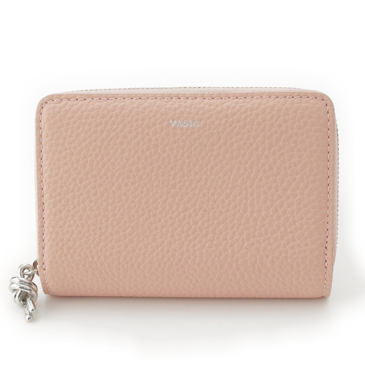 VASIC leather Zip Around Bifold Wallet Compact wallet pink