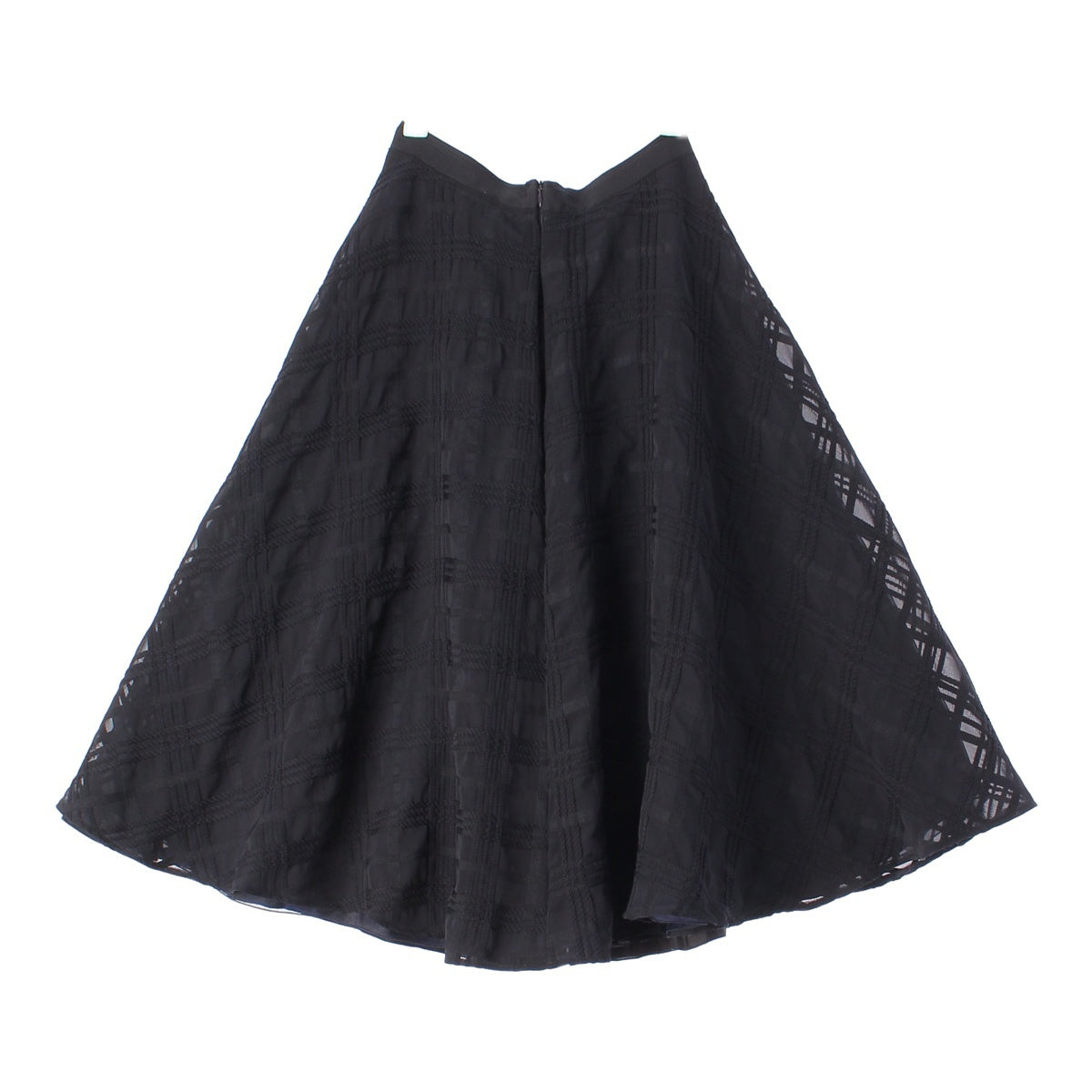 FOXEY Provence polyester long skirt flare skirt 43714 Dark navy 38