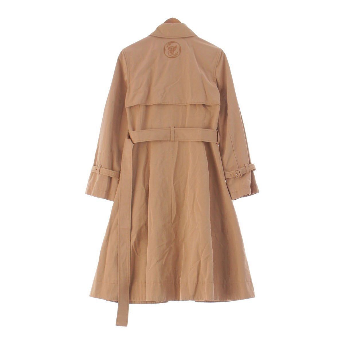 FOXEY 21 years Nylon Monogram trench with belt and back logo trench coat 40837 mocha 38