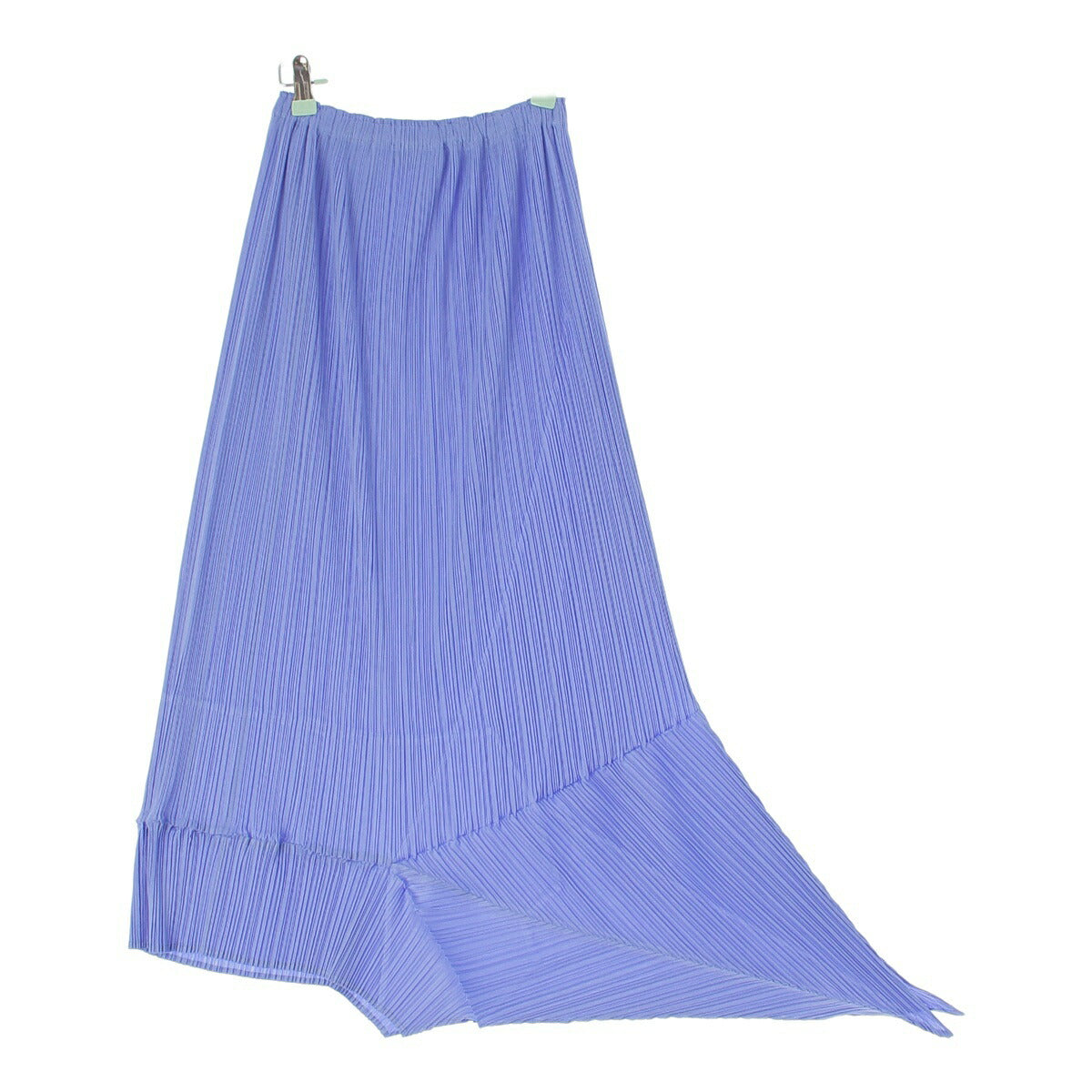 Pleated Please Issey Miyake Deformed Long Skirt PP71-JG207 Blue 3 [Used] [Authentic Product Guaranteed]
