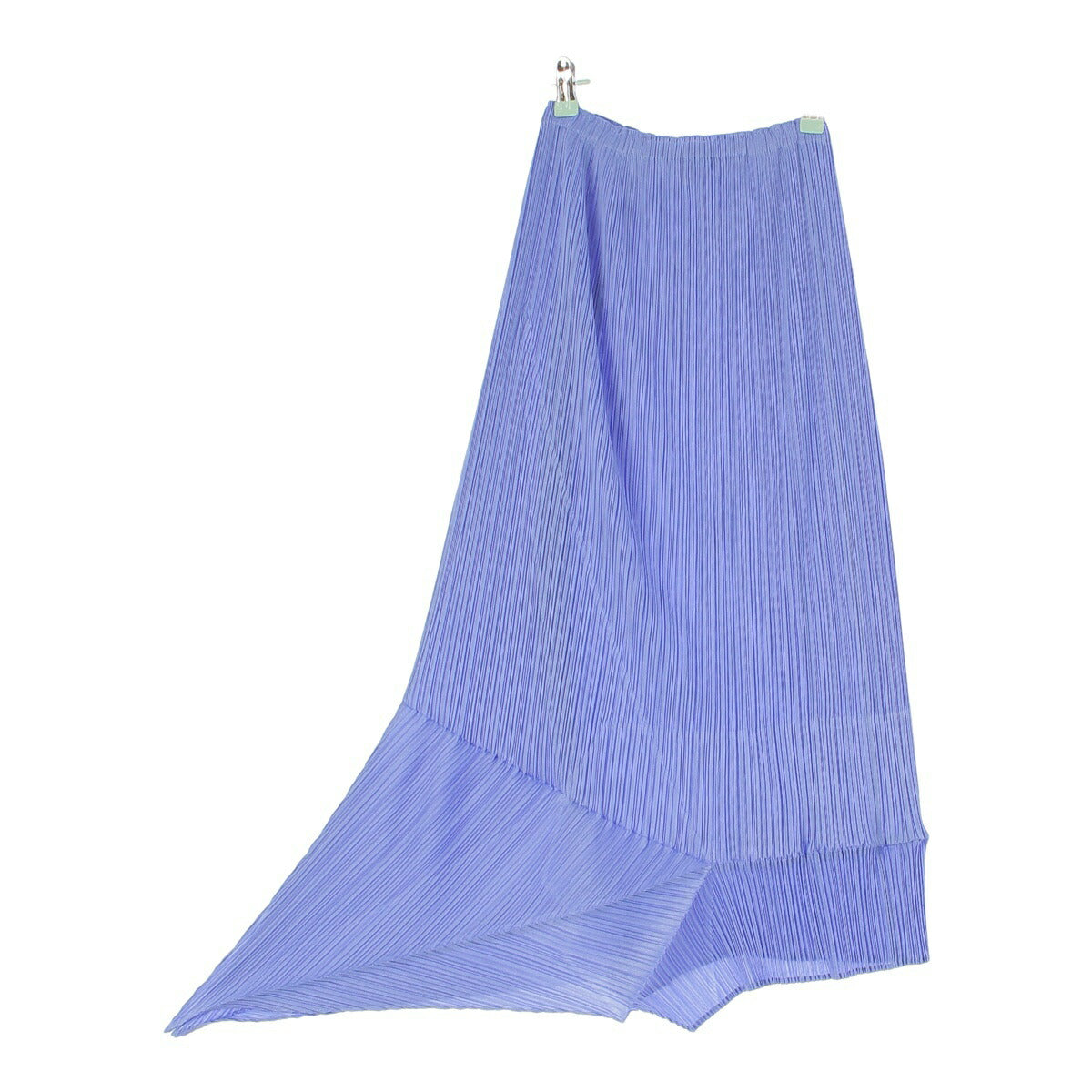 Pleated Please Issey Miyake Deformed Long Skirt PP71-JG207 Blue 3 [Used] [Authentic Product Guaranteed]