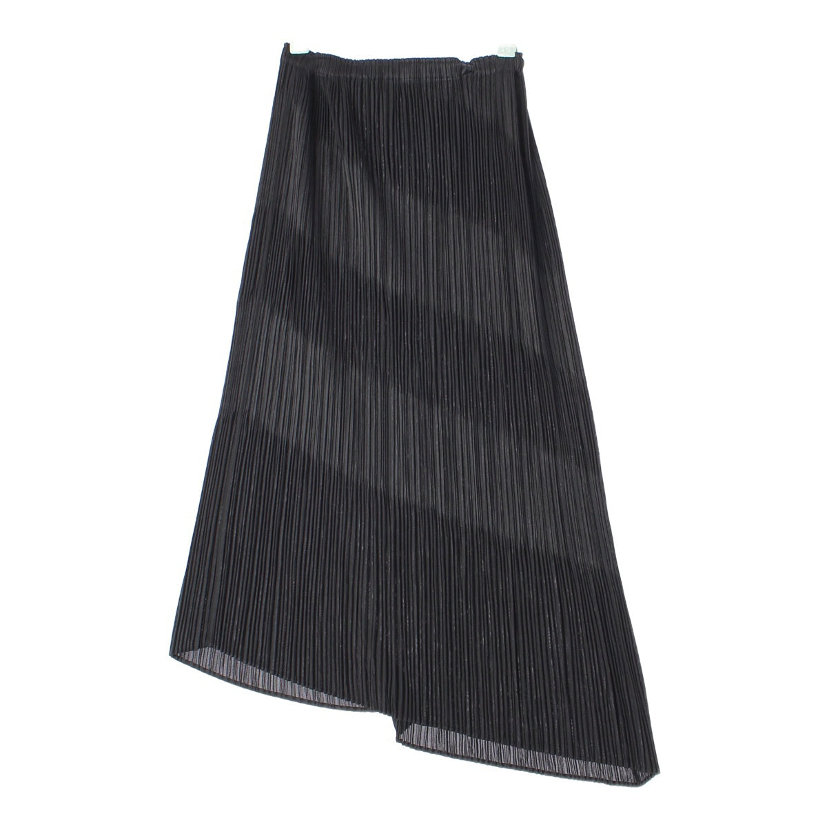 Pleated Please Issey Miyake Diagonal Line Skirt PP51-JG865 Black 3