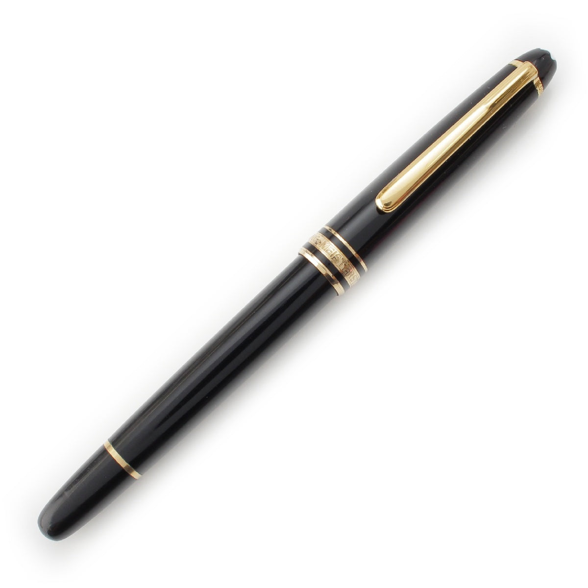 MONTBLANC Meisterstic Nib 14K 4810 fountain pen writing instruments stationery 585YG/WG Black gold