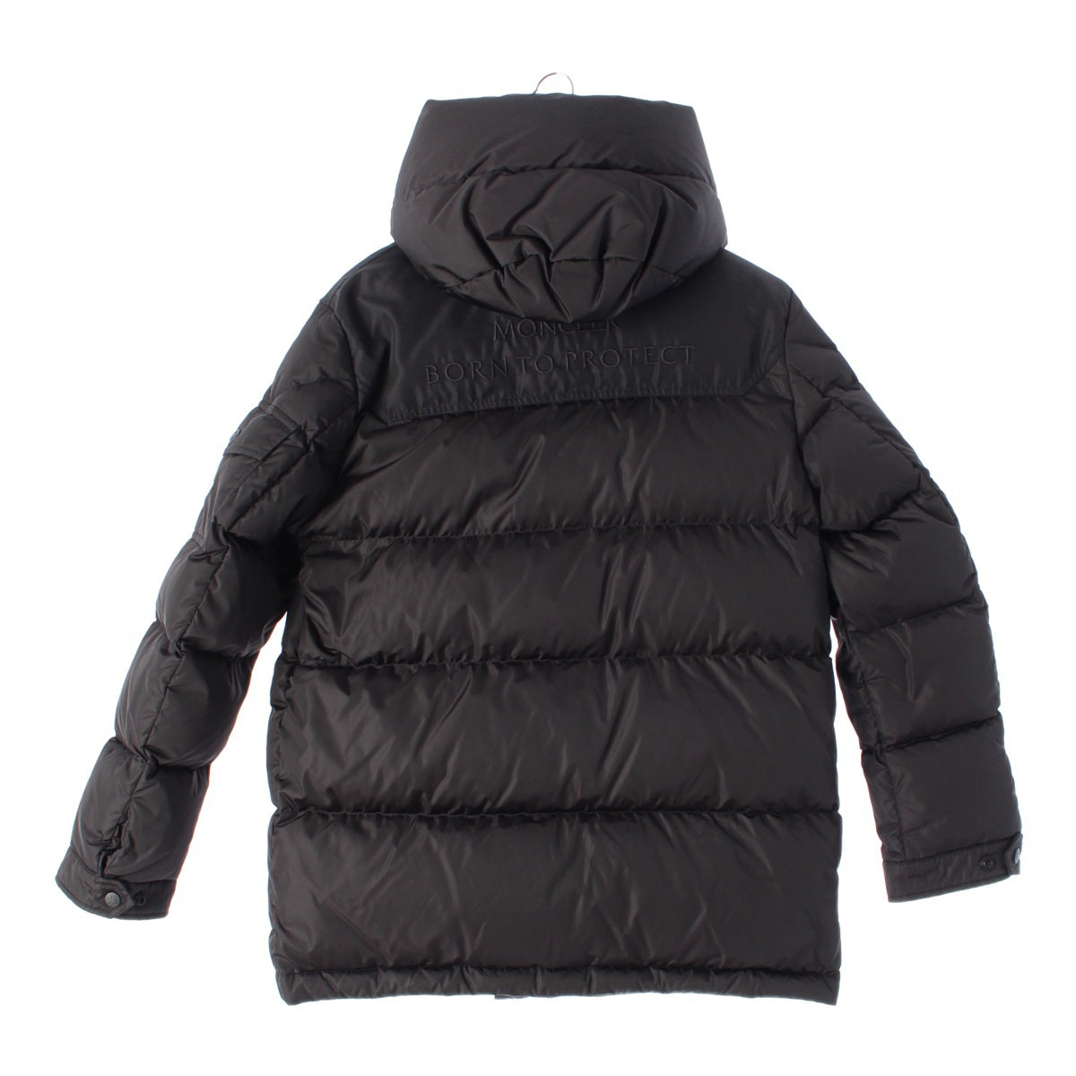 MONCLER 22Stainless Steel ERQUY Nylon hood Down jacket Outer coat H10931A00100 539ZD black 1