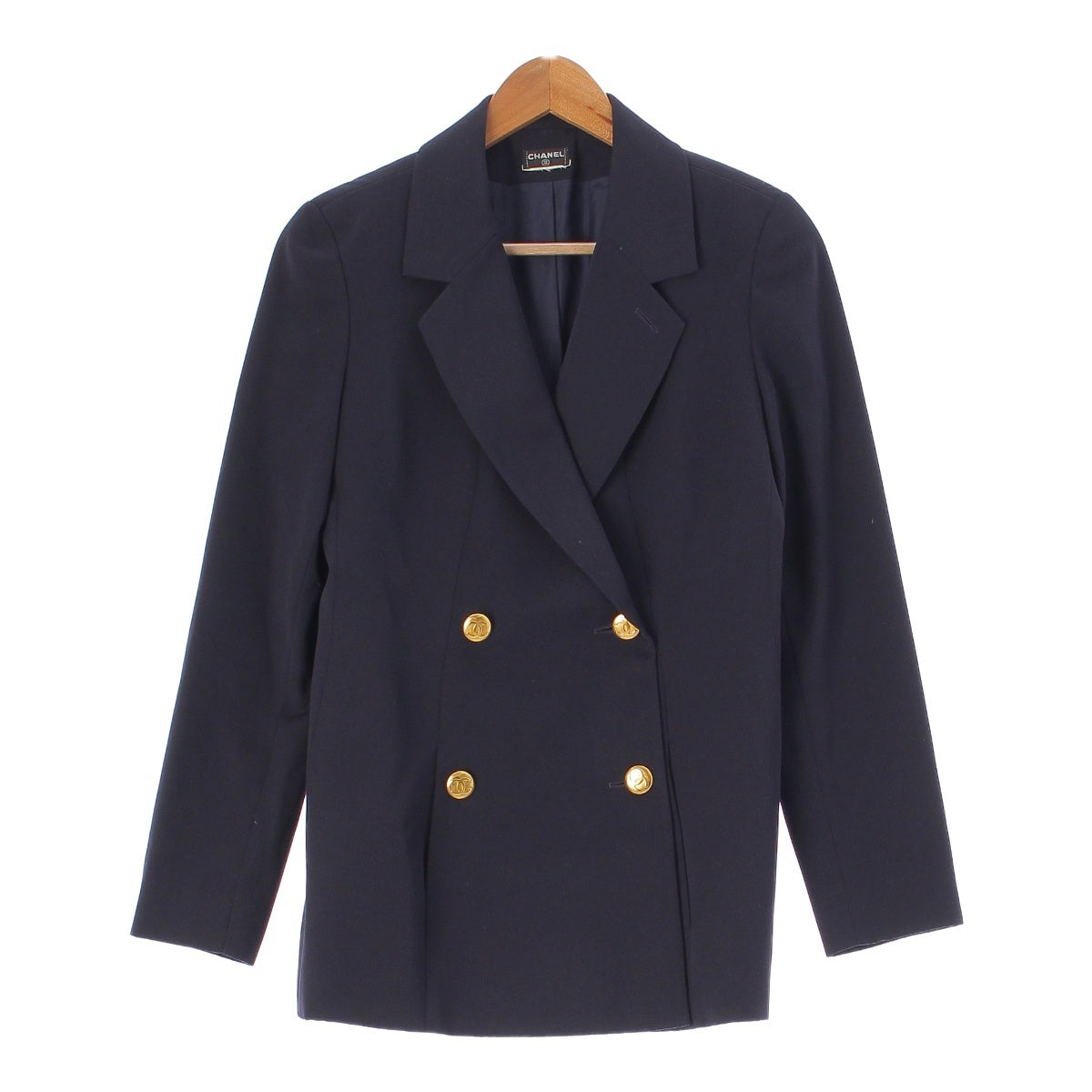 CHANEL COCO Mark Double tailored jacket blazer Navy