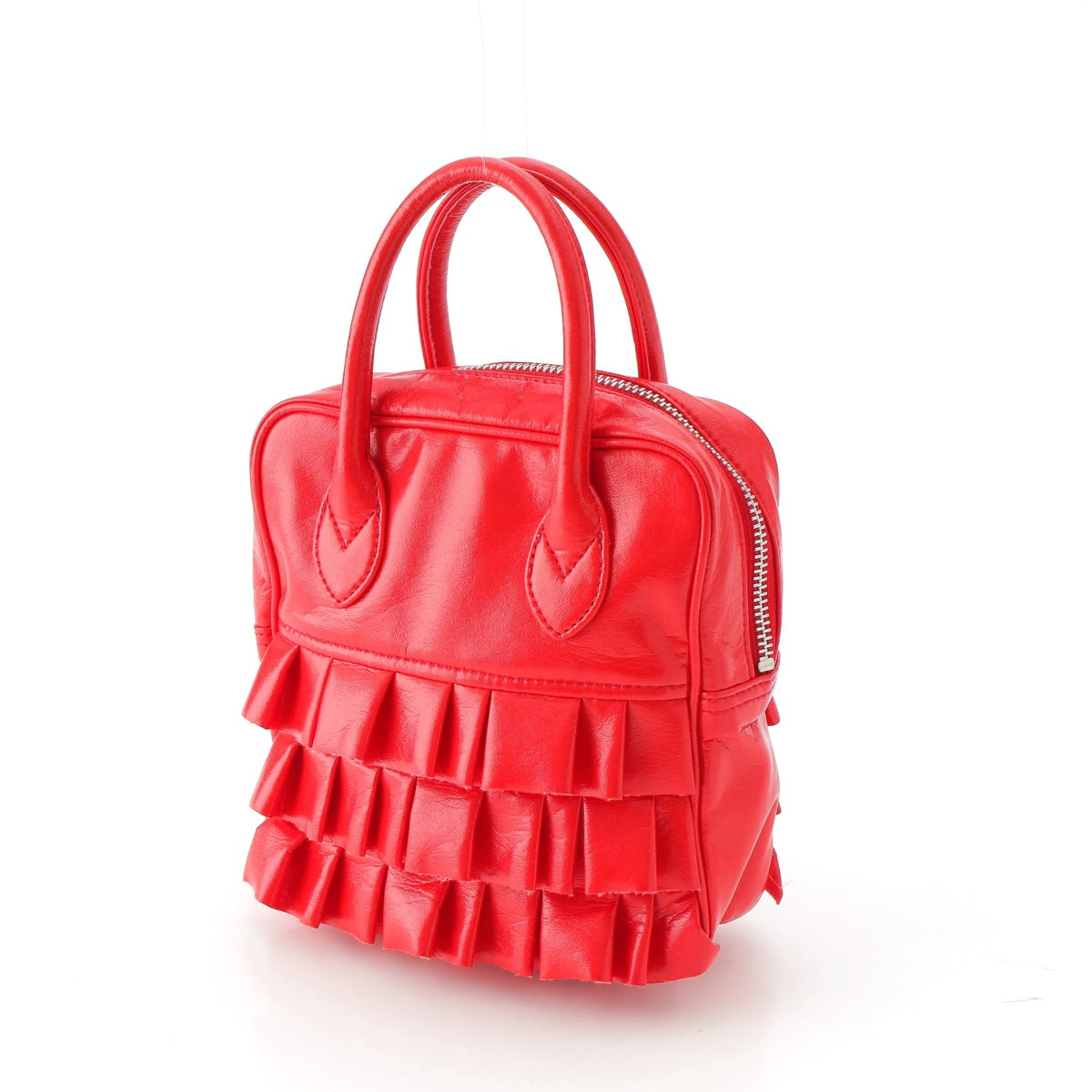 COMME des GARCONS Girl Three-tiered frills Handbag NZ-K202 Red