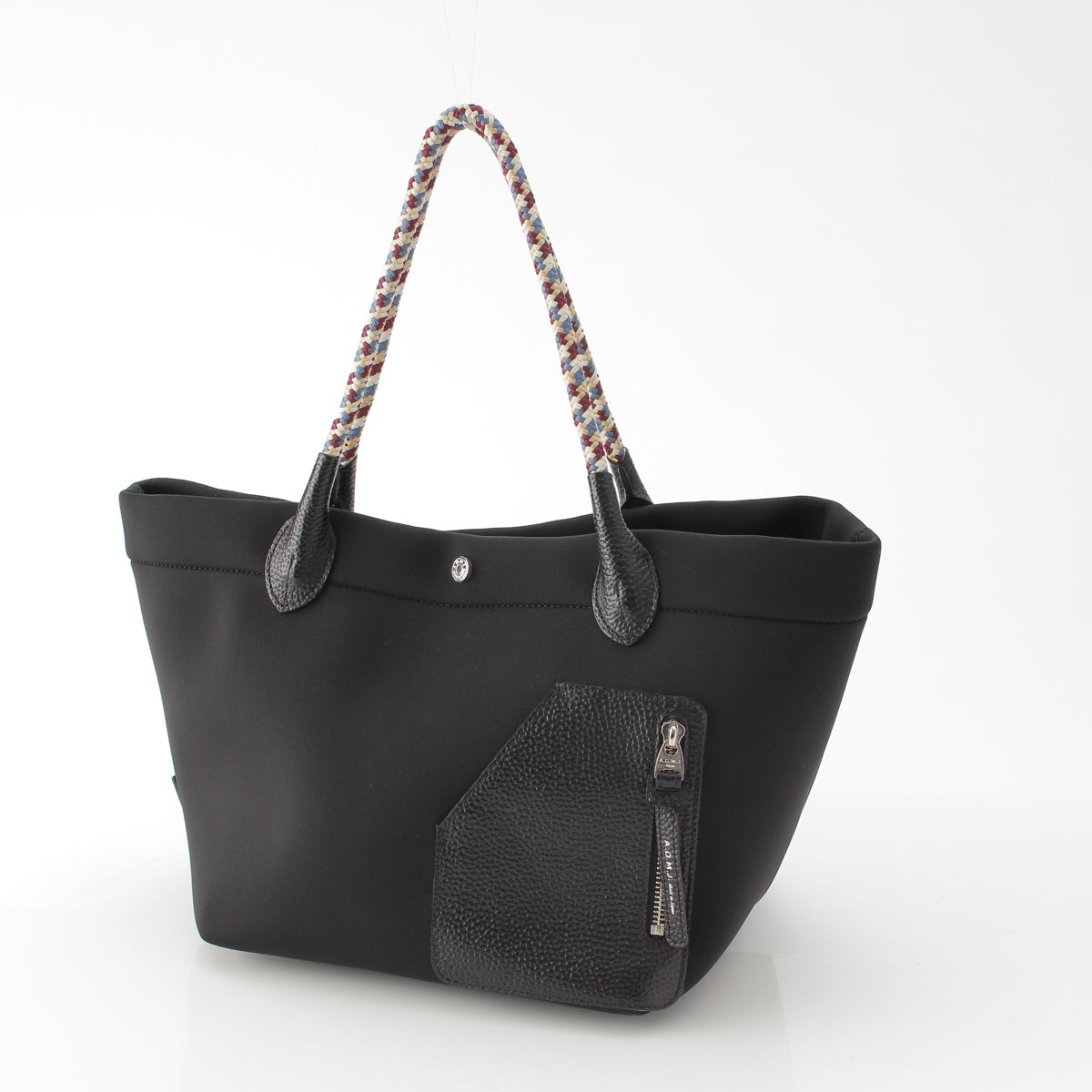 ADMJアクセソワ Magic Light Rope Handle Rider's Pocket Tote Bag 23SA01020 NEGRO Black M