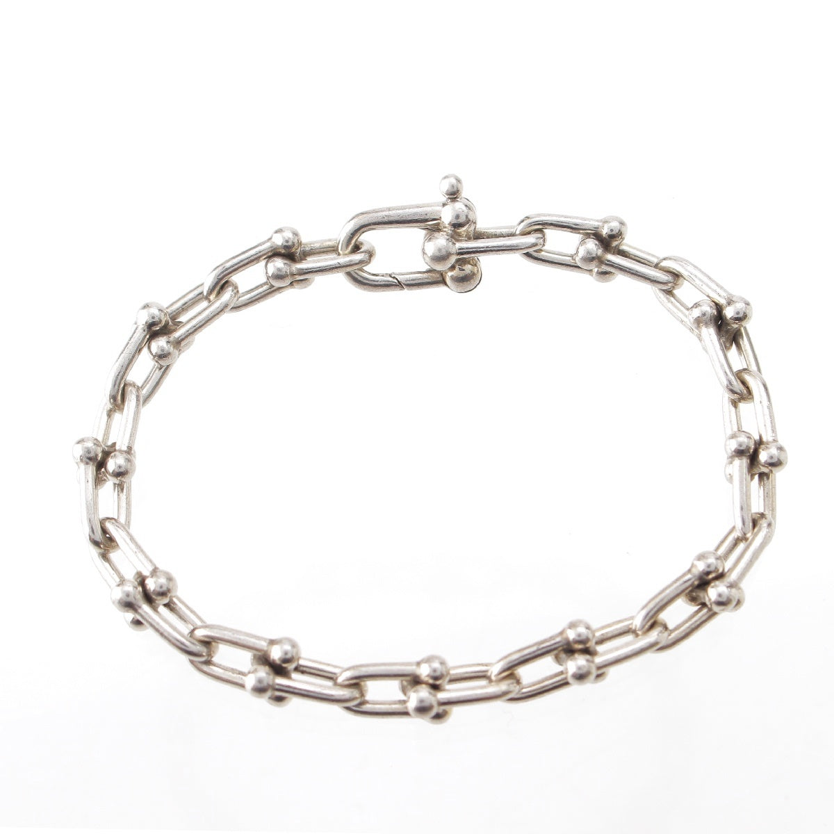 TIFFANY&Co. hardware Silver925 Small Link Bracelet bracelet Bangle Silver