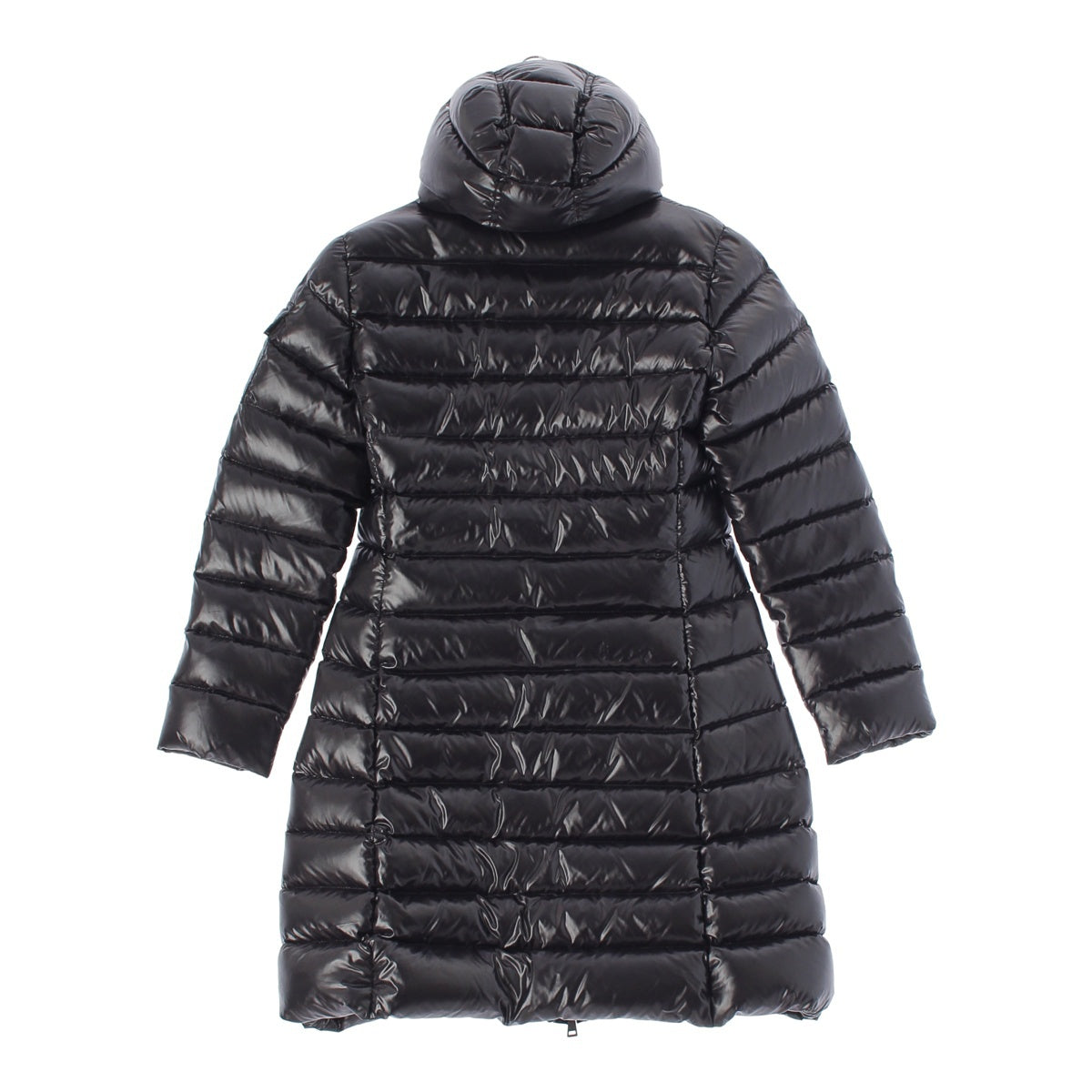 MONCLER MOKA Nylon down Hooded Long Sleeve Patch Down jacket down coat D20934981705 black