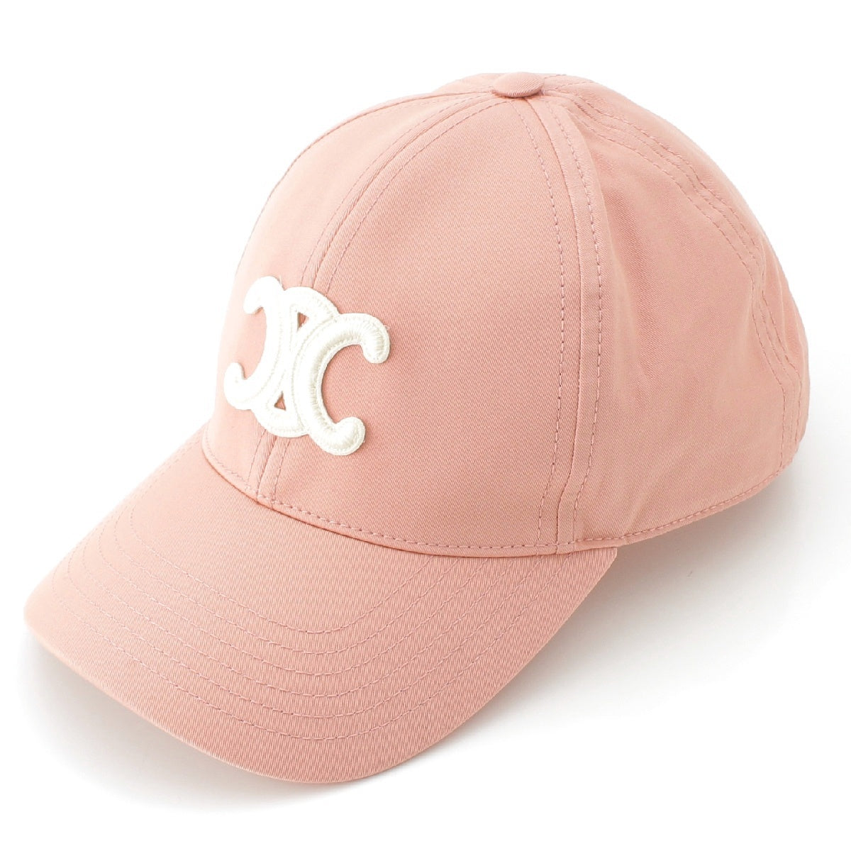 CELINE Triomphe cotton Hat baseball cap hat 2AUT6969P.25PY pink M