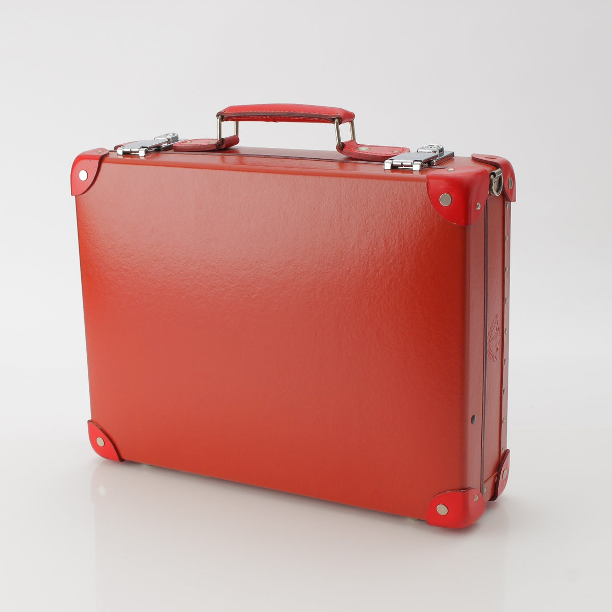 GLOBE TROTTER Vulcan fiber Attache case trunk Red