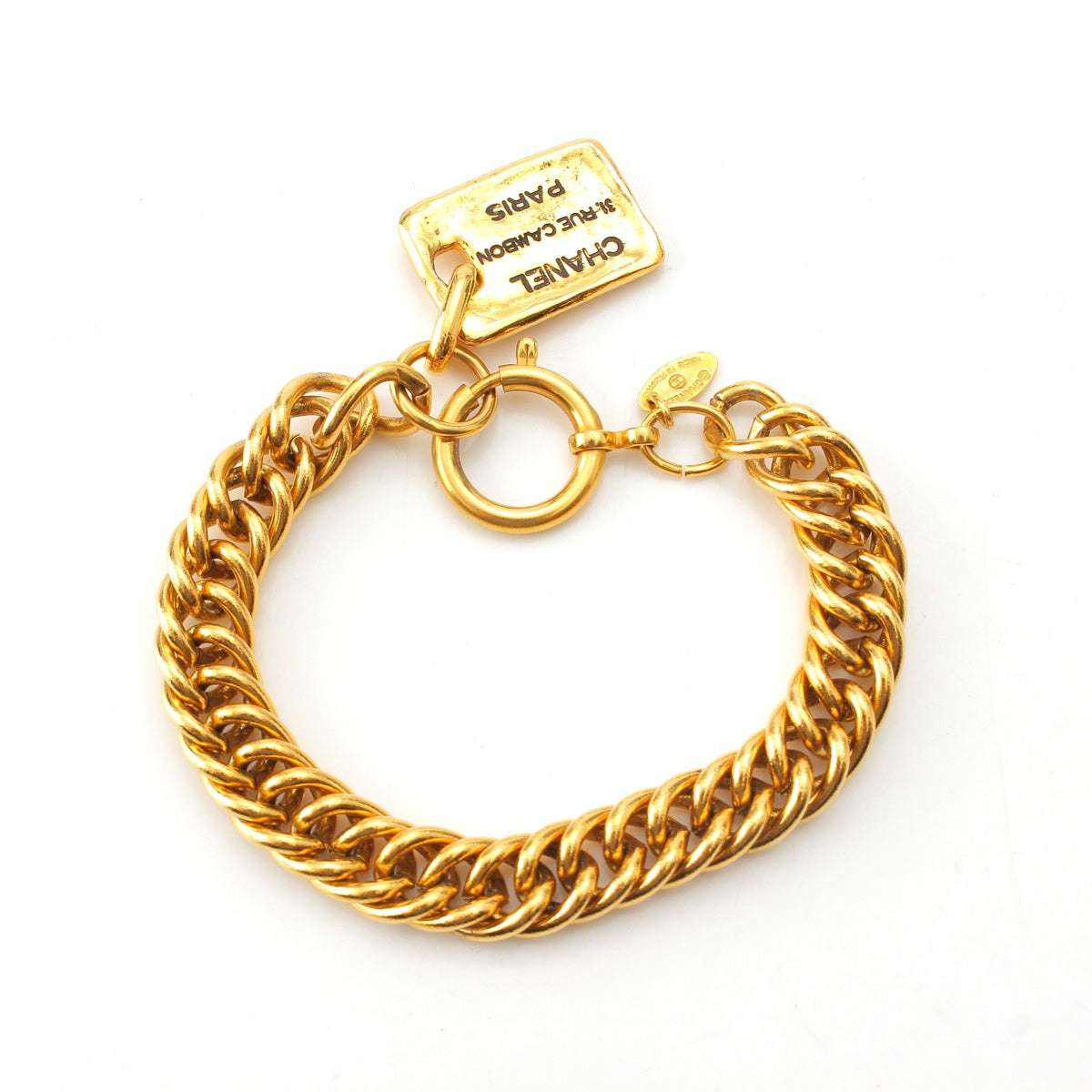 CHANEL 31 RUE CAMBON Logo Chain bracelet Accessories gold