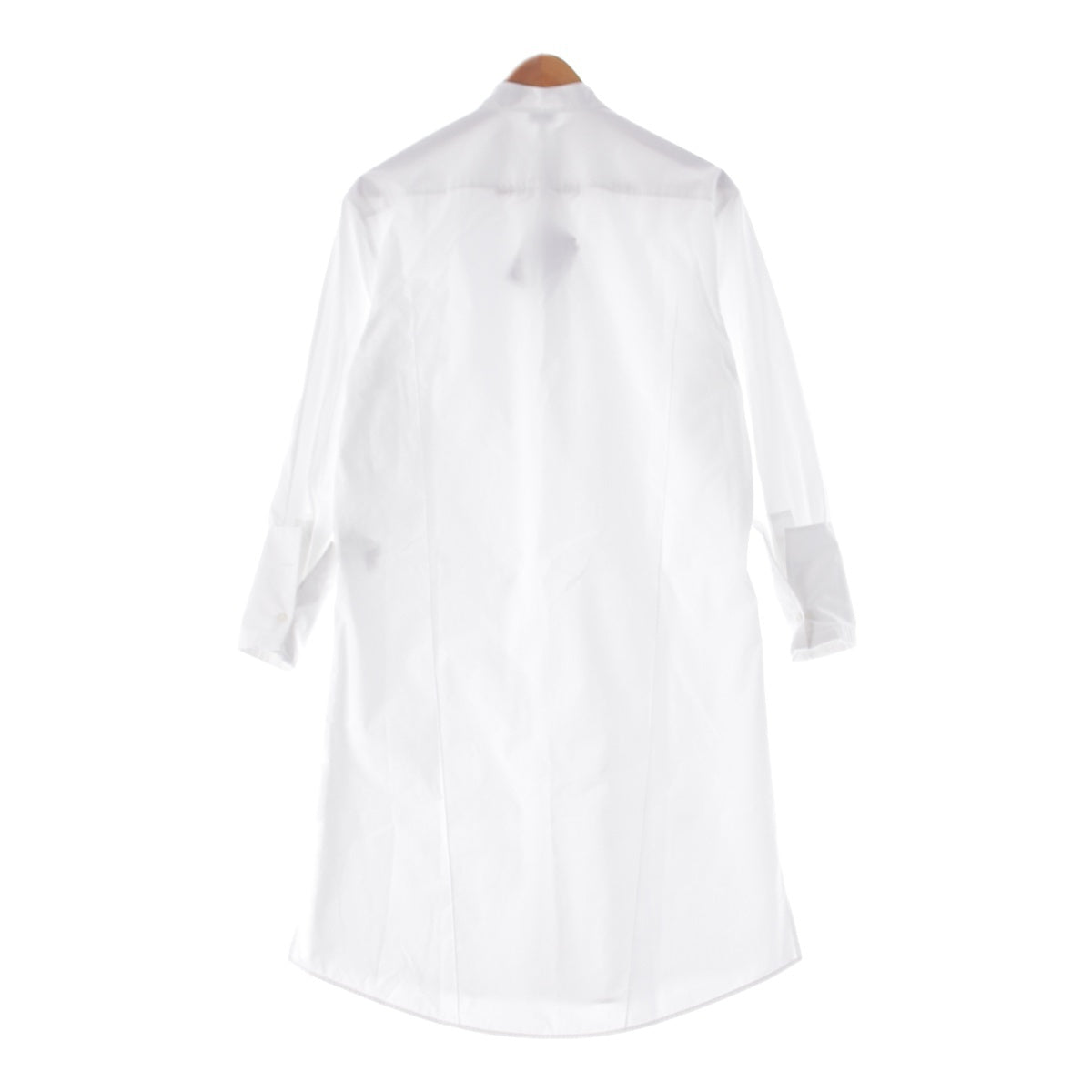 LOEWE poplin Cotton Poplin Knee-length long sleeve shirt one piece S359Y09X77 white 36