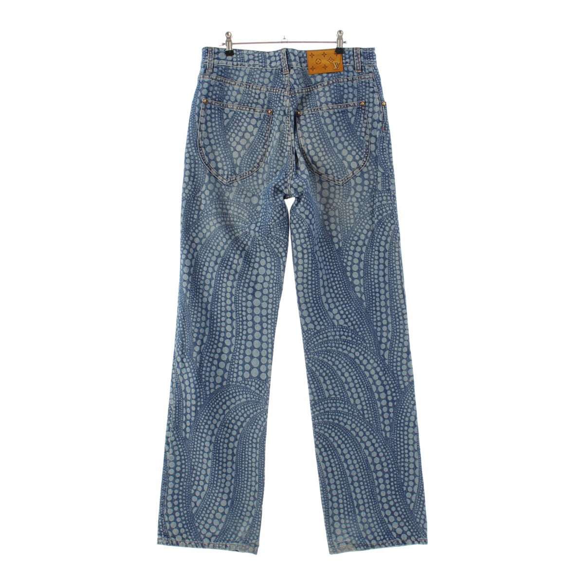 LOUIS VUITTON Yayoi Kusama Pumpkin dot cotton Denim pants Jeans bottoms HOD30W  Indigo 29