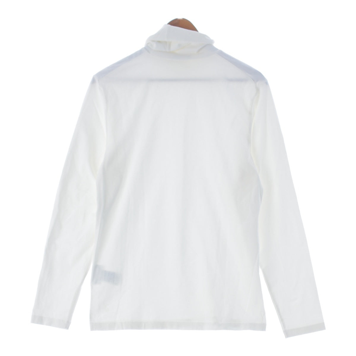 Jil Sander＋ cotton Logo embroidery High neck Long sleeves Cut Shirt tops JPUT70651 white S