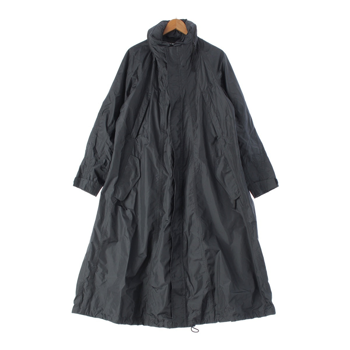 ISSEY MIYAKE Nylon Long Parachute coat outer black