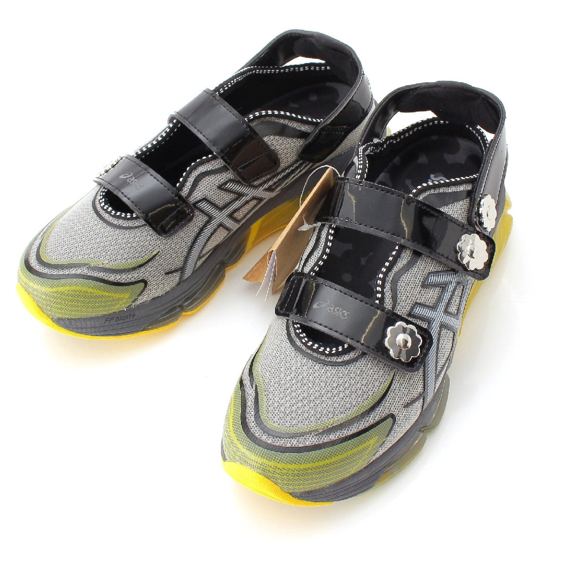 Cecilie Bahnsen × ASICS GEL-QUANTUM 360 VIII Low top sneakers Strap sandals 1203A638.021 Silver black 24