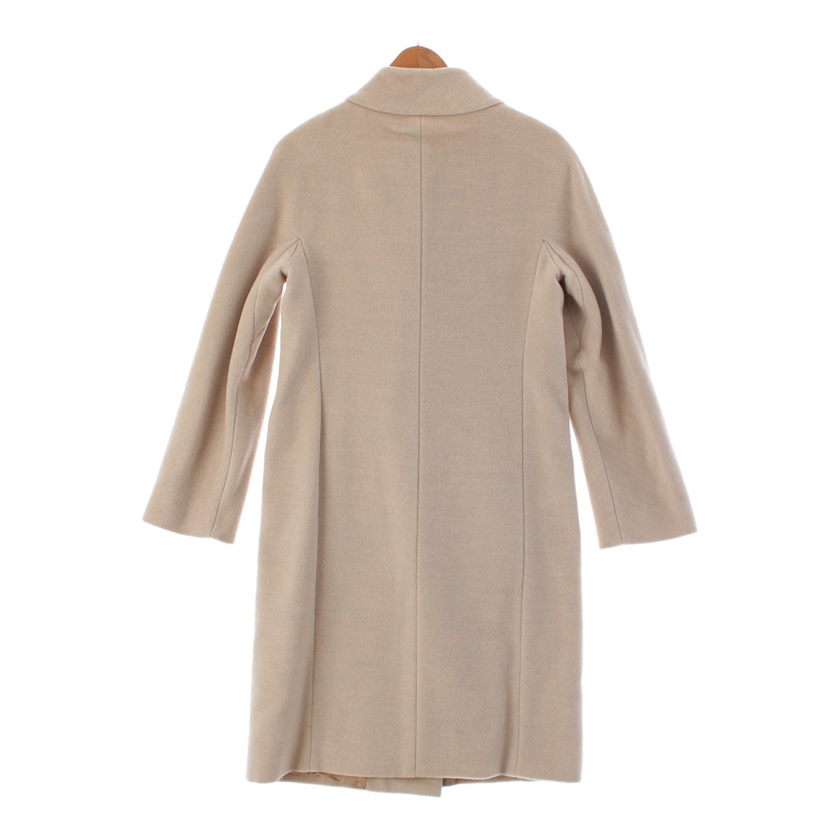 MAX MARA wool cashmere White tag long stand collar coat 11-01-60393 beige 40