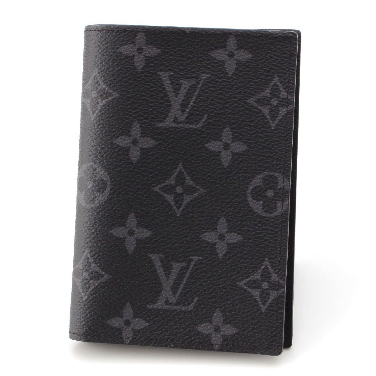 LOUIS VUITTON Monogram Eclipse Couvel Tulle Passopole Pass case M64501 black