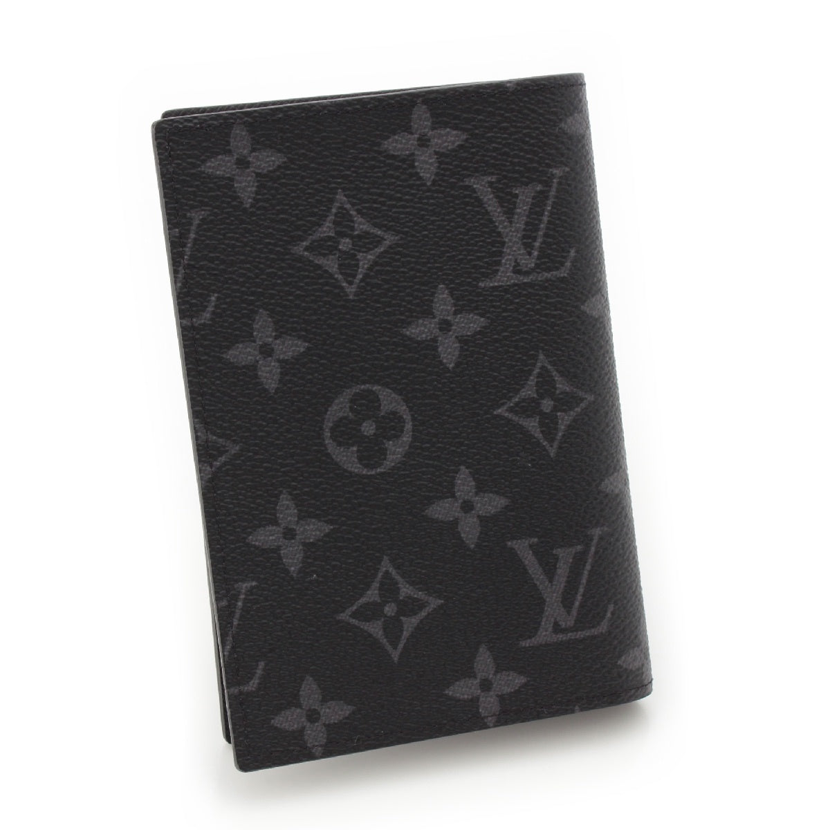 LOUIS VUITTON Monogram Eclipse Couvel Tulle Passopole Pass case M64501 black