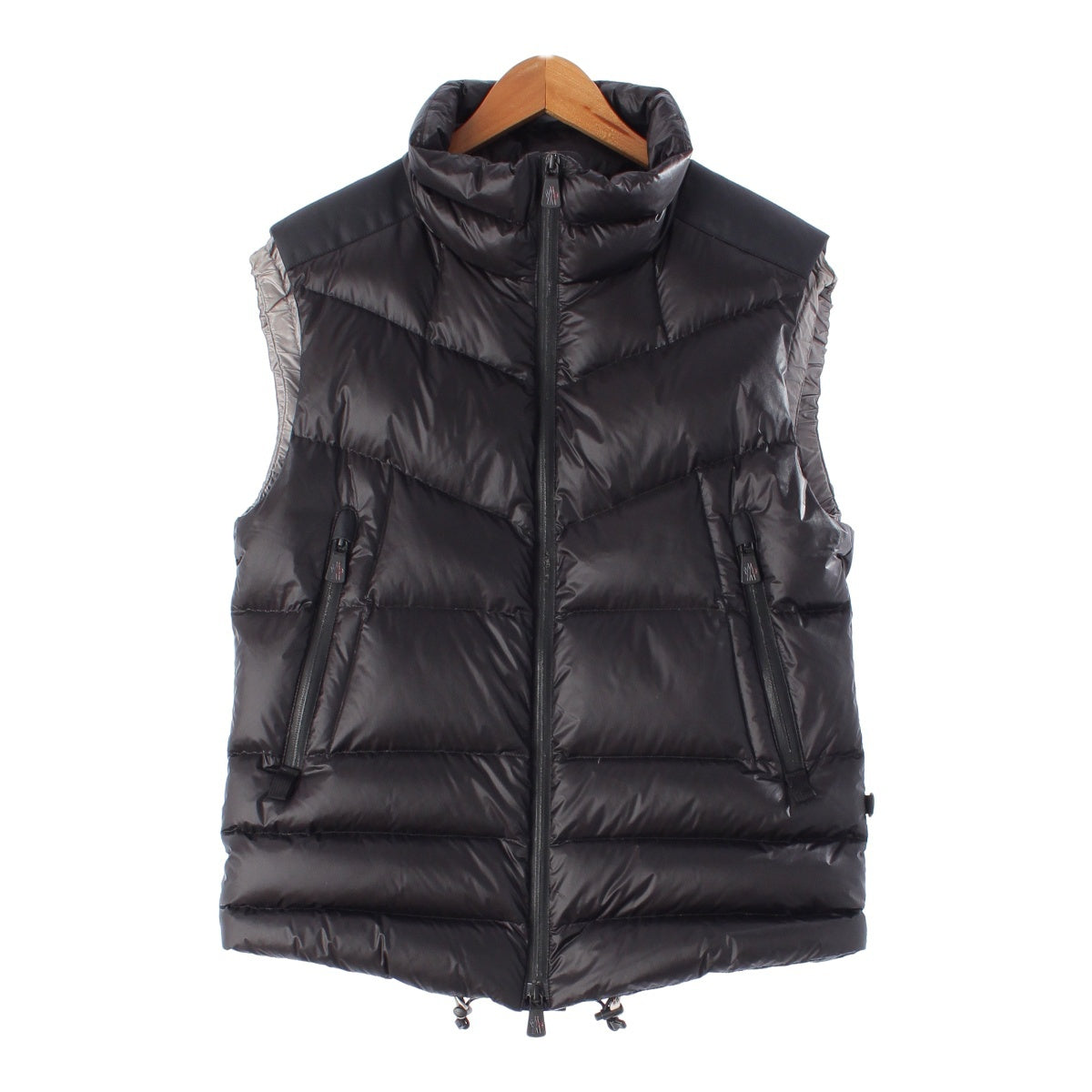 MONCLER KOSTEMBERG GILET Nylon Zip up Down vest 420974333185 black 1