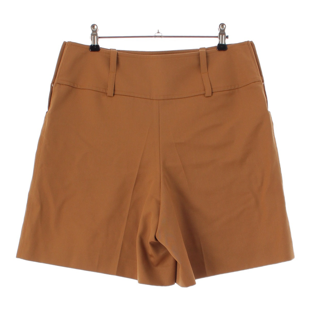 HERMES 19AW wool Serie Button Culottes Short Pants Bottoms Yellow Ochre Brown 38