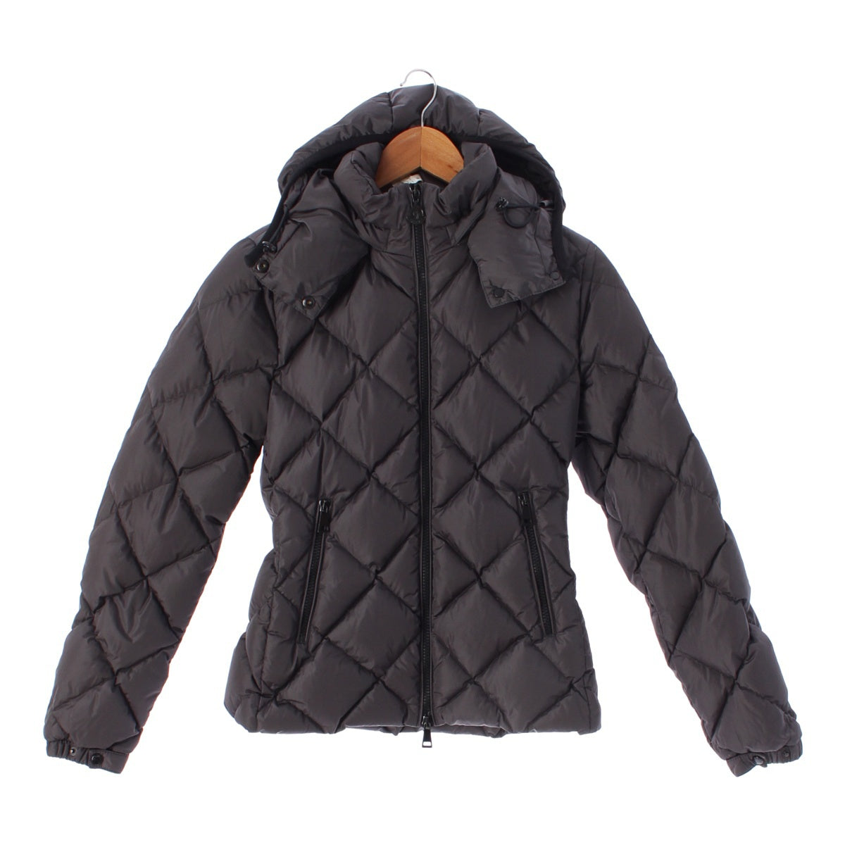 MONCLER 15 years MESNIL Quilted Hood down coat Jacket outerwear gray 00