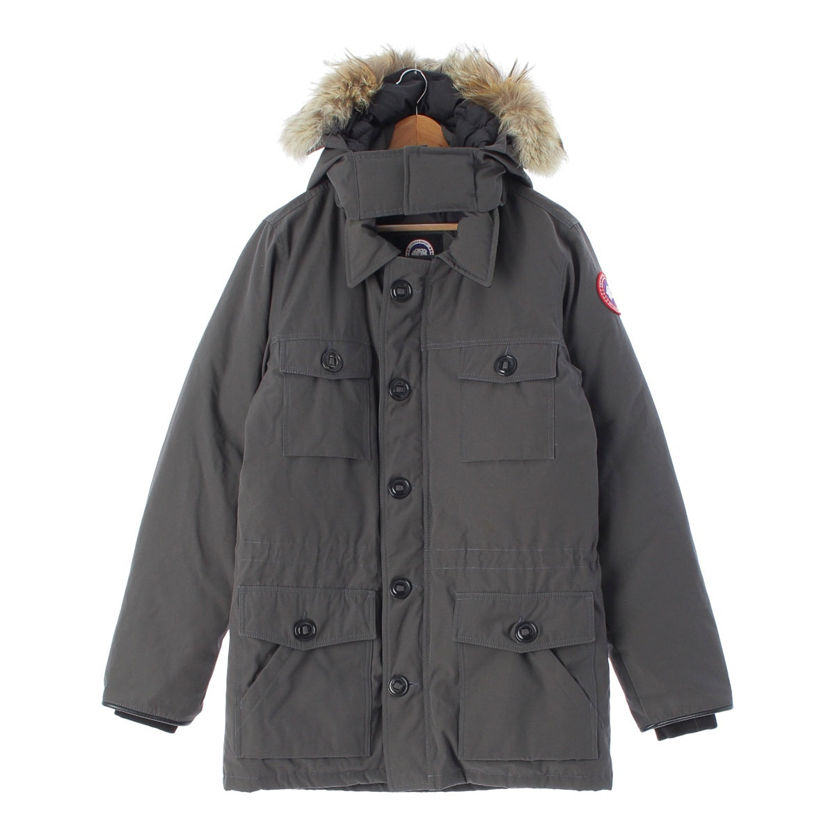 CANADA GOOSE BANFF PARKA Banff Parka Detachable hood outer coat Down jacket 4074M gray M