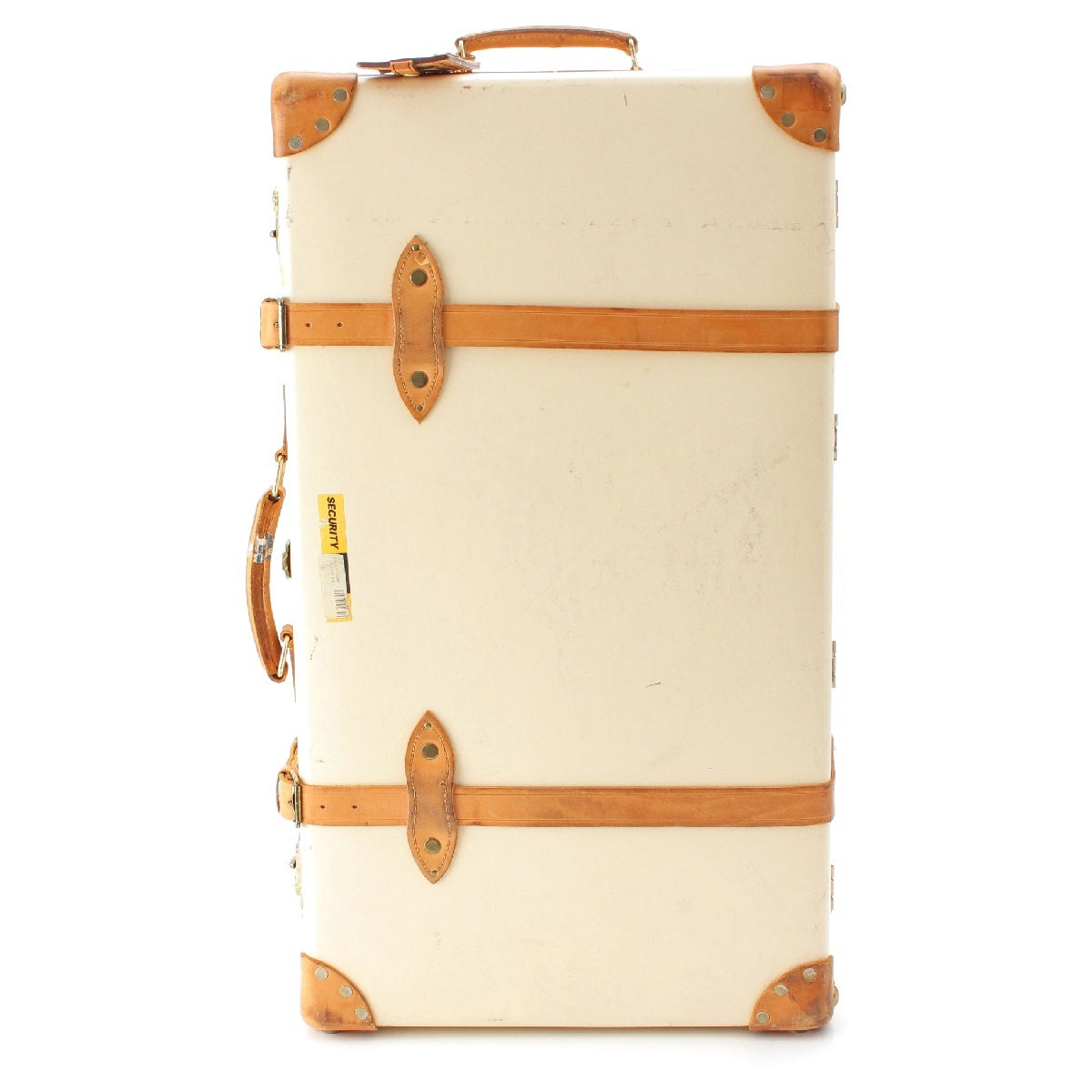 GLOBE TROTTER Safari Large 2 Wheel Check-in suitcase Carry case suitcase Ivory brown