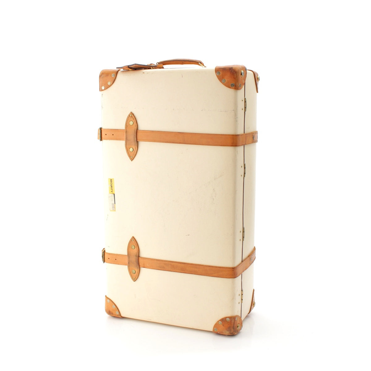 GLOBE TROTTER Safari Large 2 Wheel Check-in suitcase Carry case suitcase Ivory brown