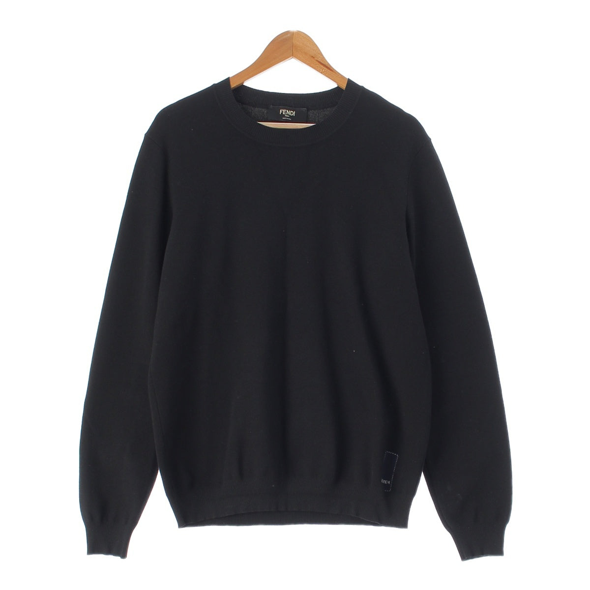 FENDI 22 years logo knit Sweater tops FZX030 AIB7 black 52