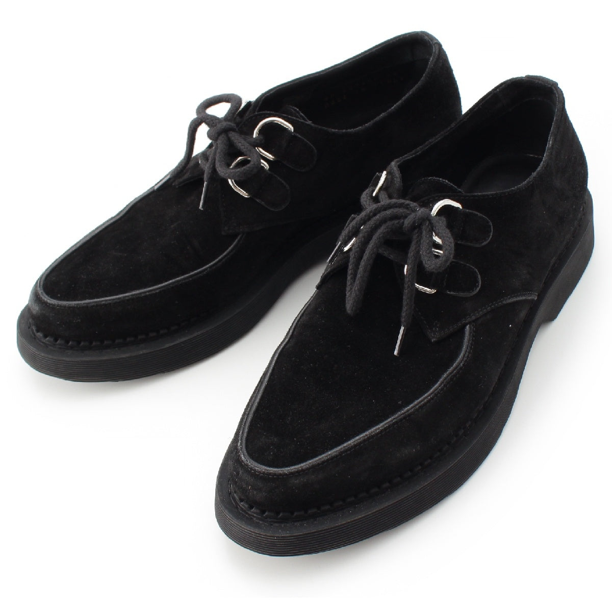 SAINT LAURENT Teddy Darby Suede leather Dress shoes 667606 black 42