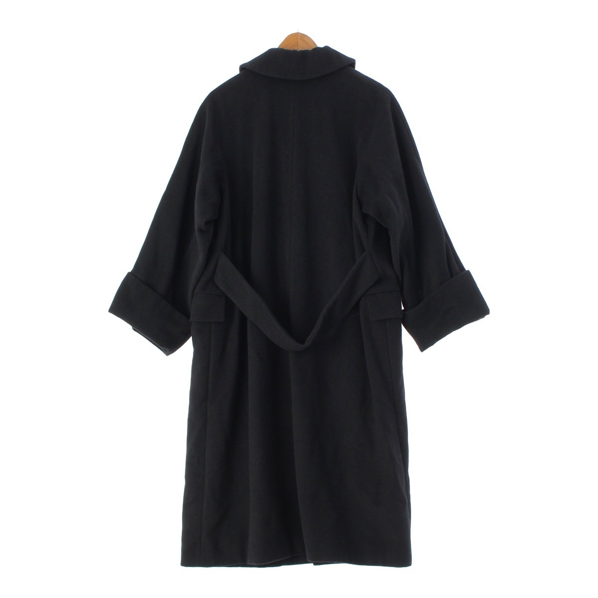 COMME des GARCONS 92AW wool Round collar, oversized, long coat outer GC-050260 black