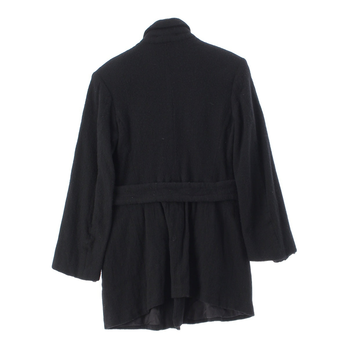 COMME des GARCONS 94AW Felted wool Nylon Belted coat Jacket outerwear GJ-04004M black M