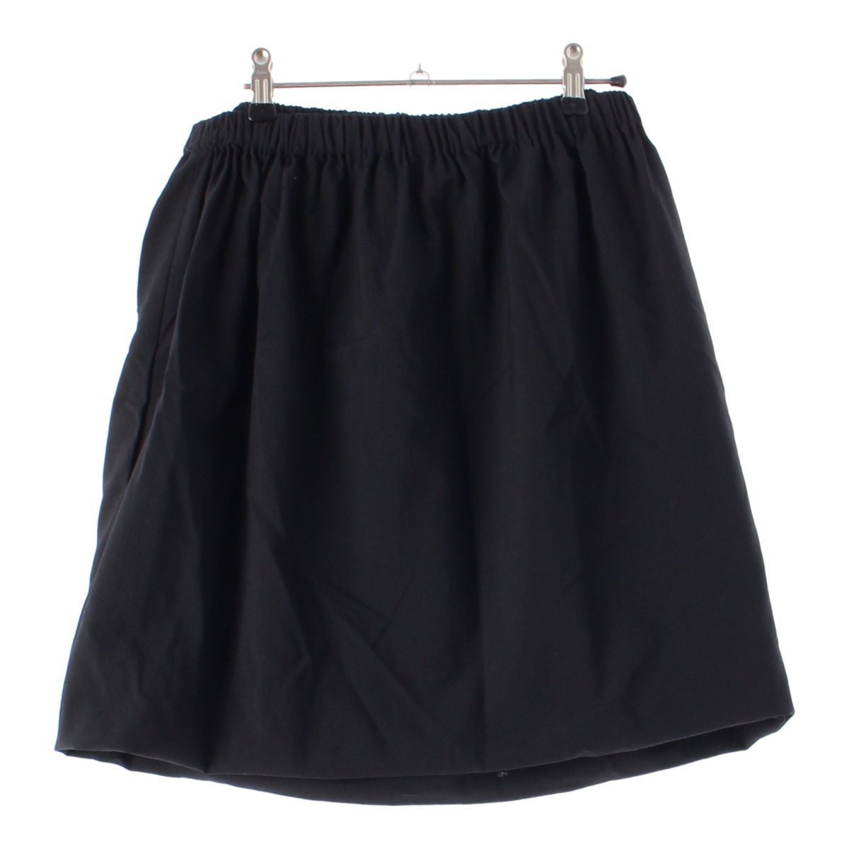 COMME des GARCONS 91AW Worsted wool Balloon Mini skirt Bottoms GS-05009S black S