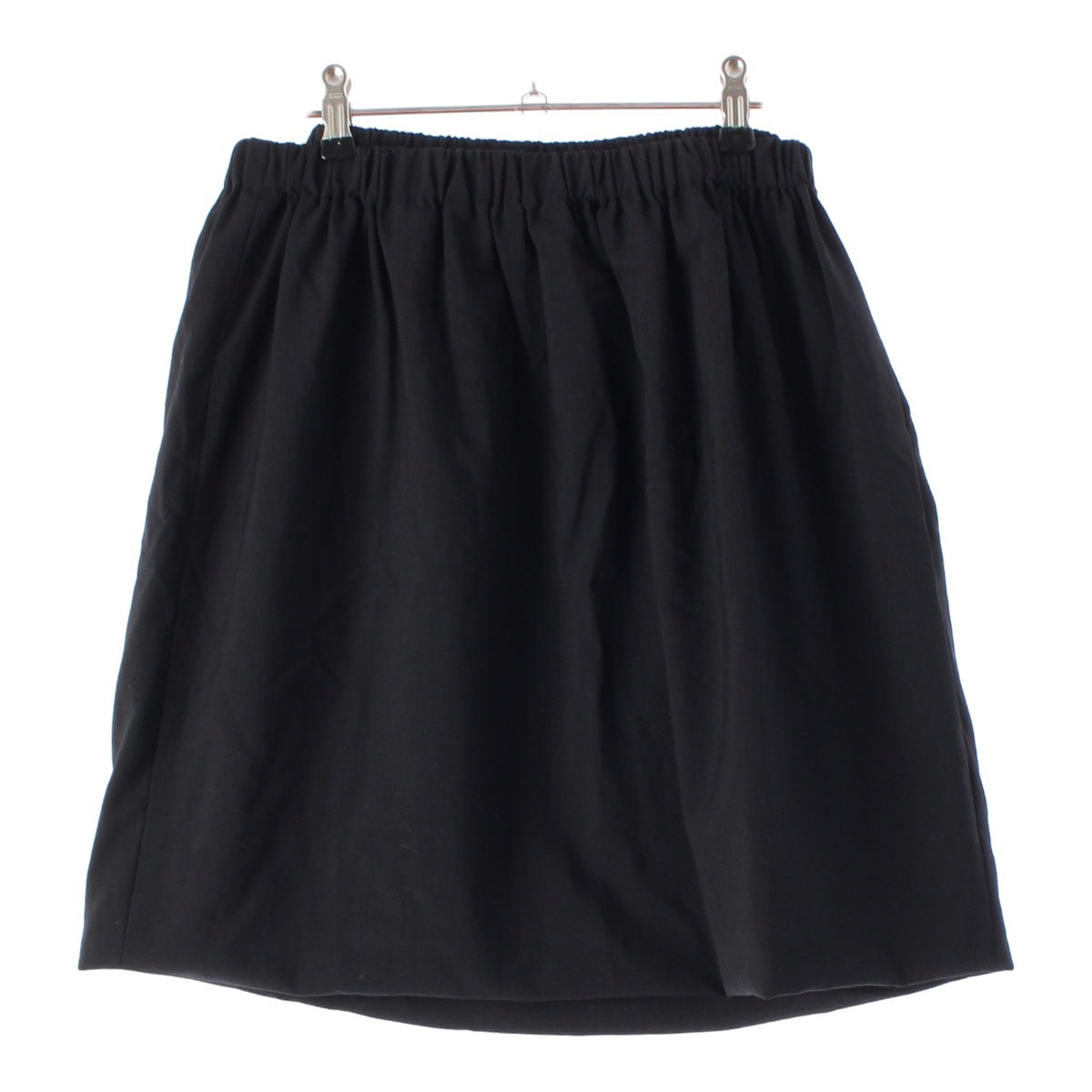 COMME des GARCONS 91AW Worsted wool Balloon Mini skirt Bottoms GS-05009S black S