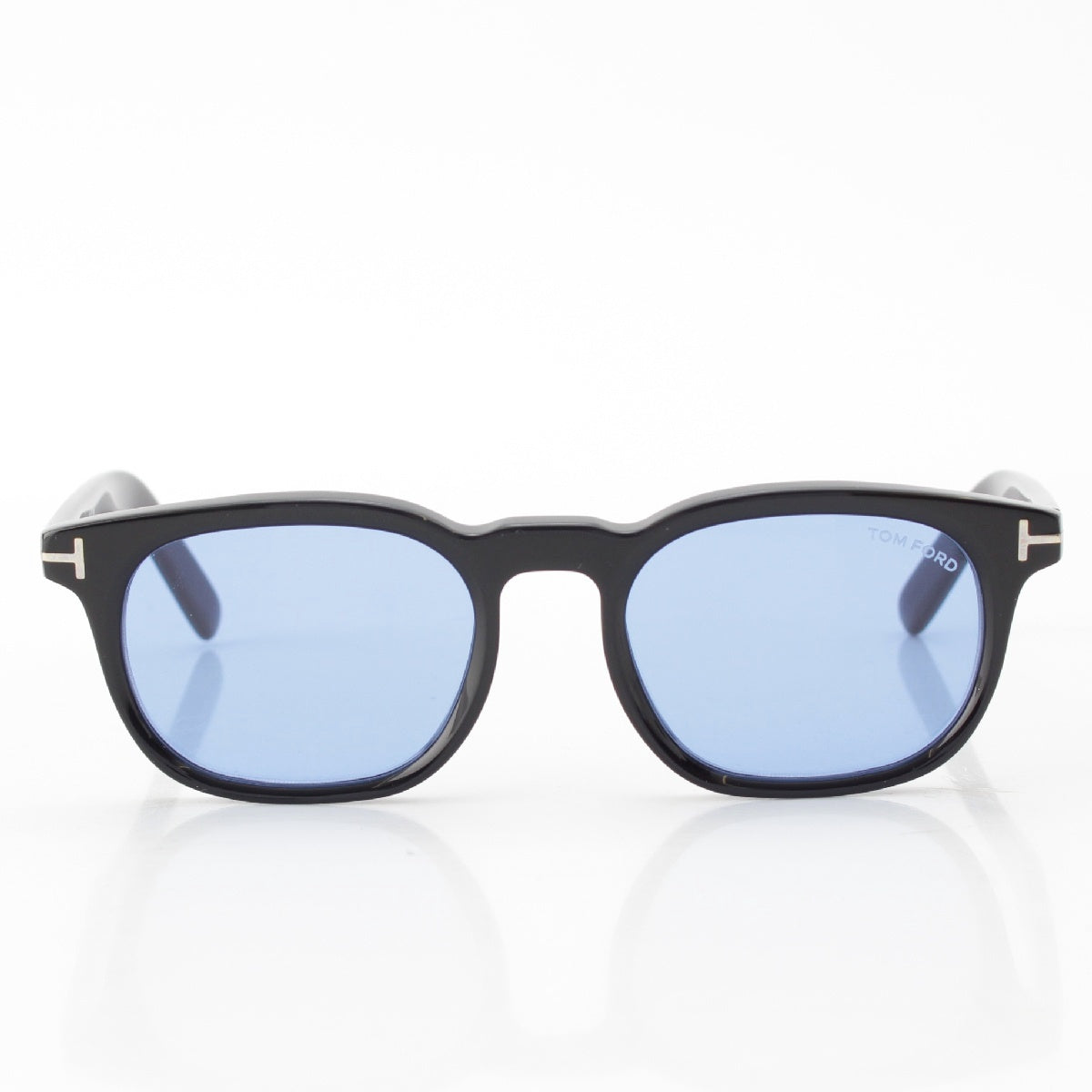 TOM FORD plastic T logo wellington sunglasses Eyewear TF1122-D Black blue